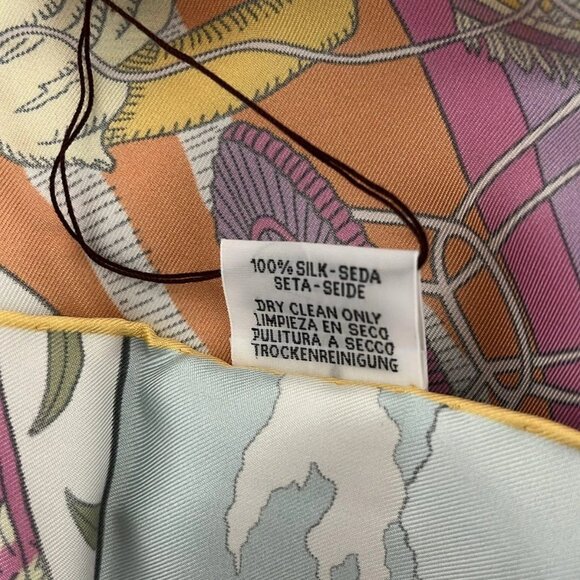 HERMES Maxi Twilly Cut Multicolor Scarf 492-071225 - Picture 5 of 6